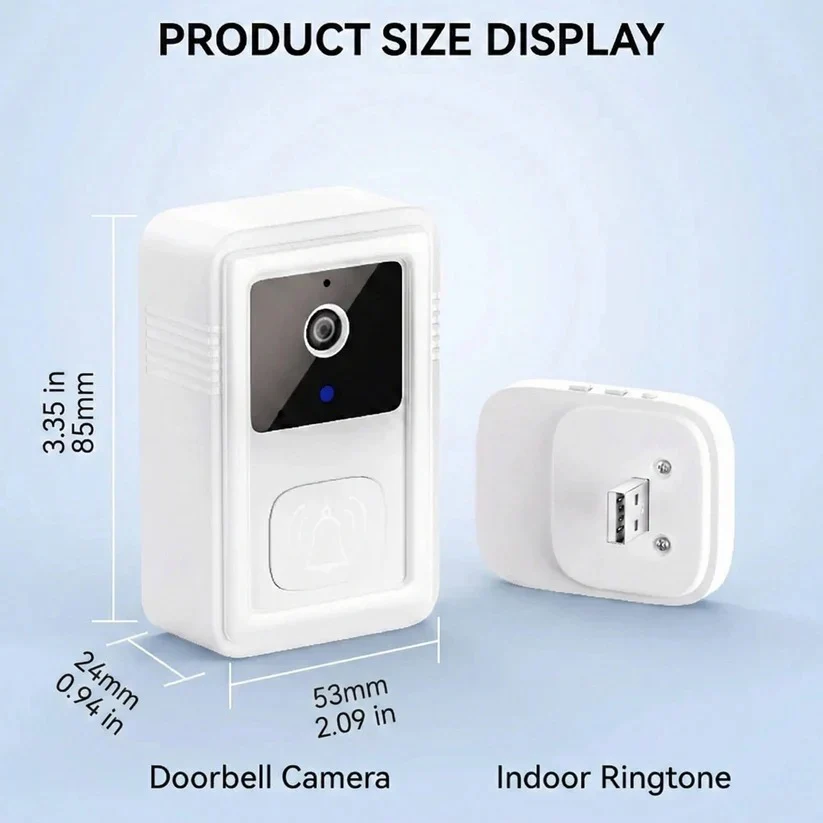 1080P HD Wi-Fi Video Doorbell with Two Way Audio and Cloud Storage - Image 4