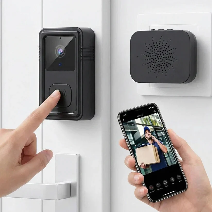 1080P HD Wi-Fi Video Doorbell with Two Way Audio and Cloud Storage - Image 5