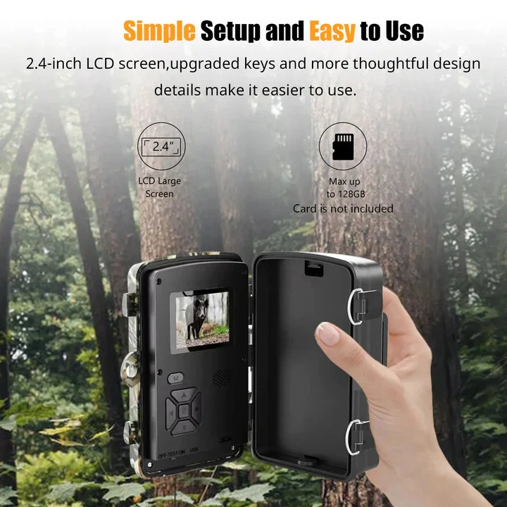 1080P Trail Camera with Night Vision Recording - Image 3