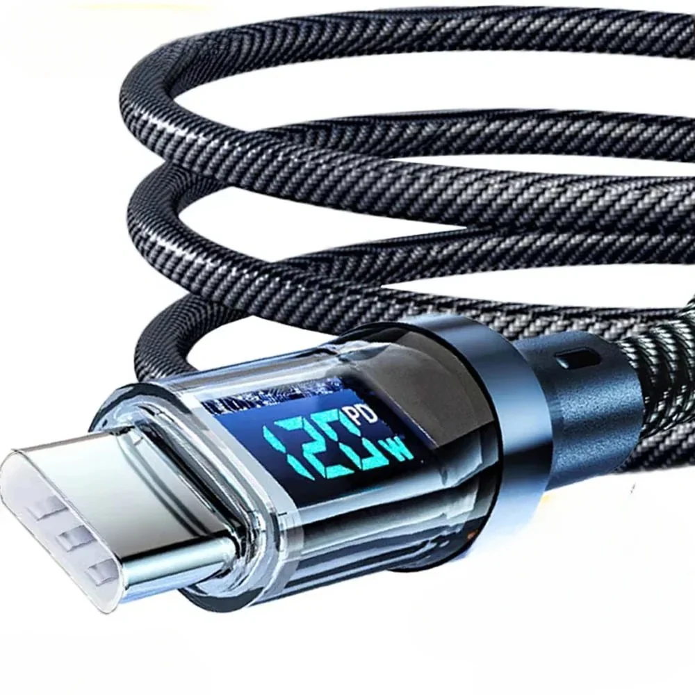 Type C Fast Charging Cable with LED Power Display - Image 3