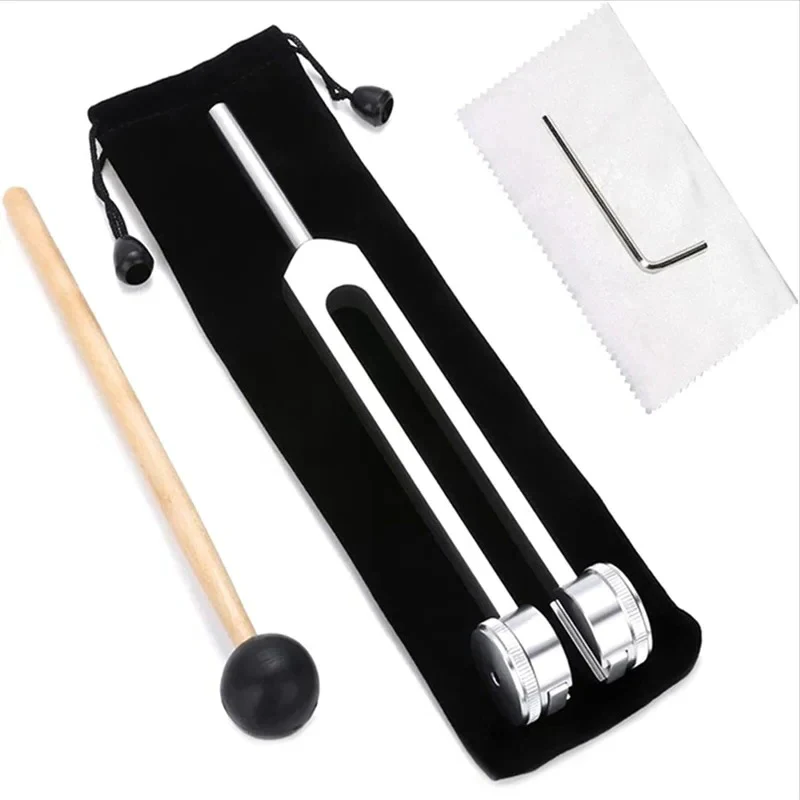 128 Hz Aluminum Tuning Fork with Weighted Precision Design - Image 3
