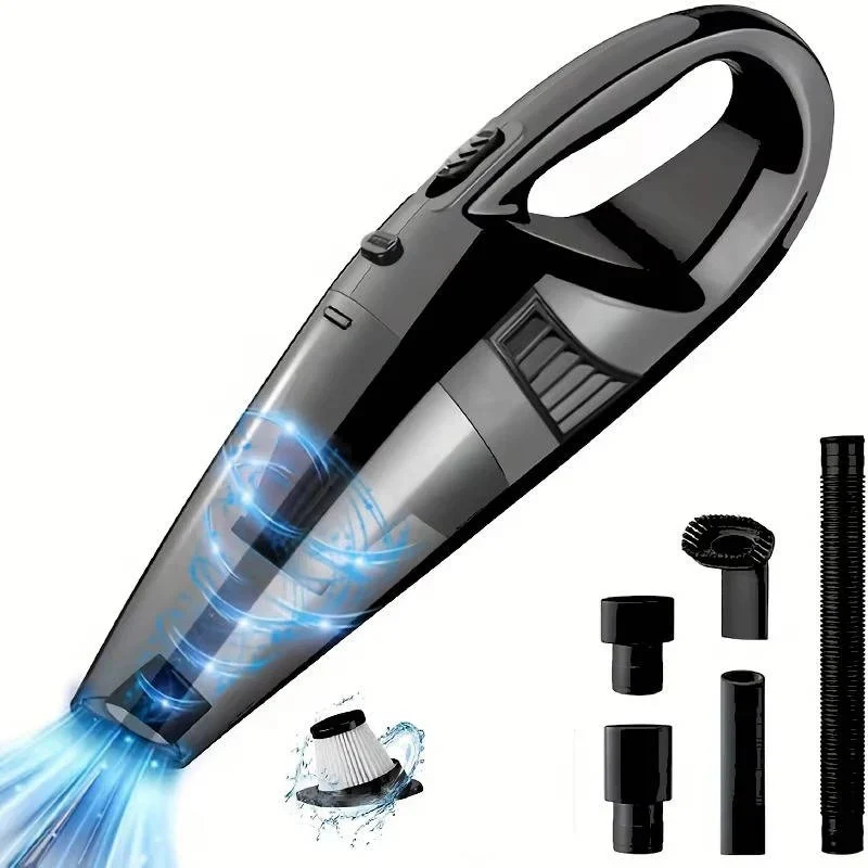12V Corded Handheld Auto Vacuum with High Suction for Interior Detailing - Image 5