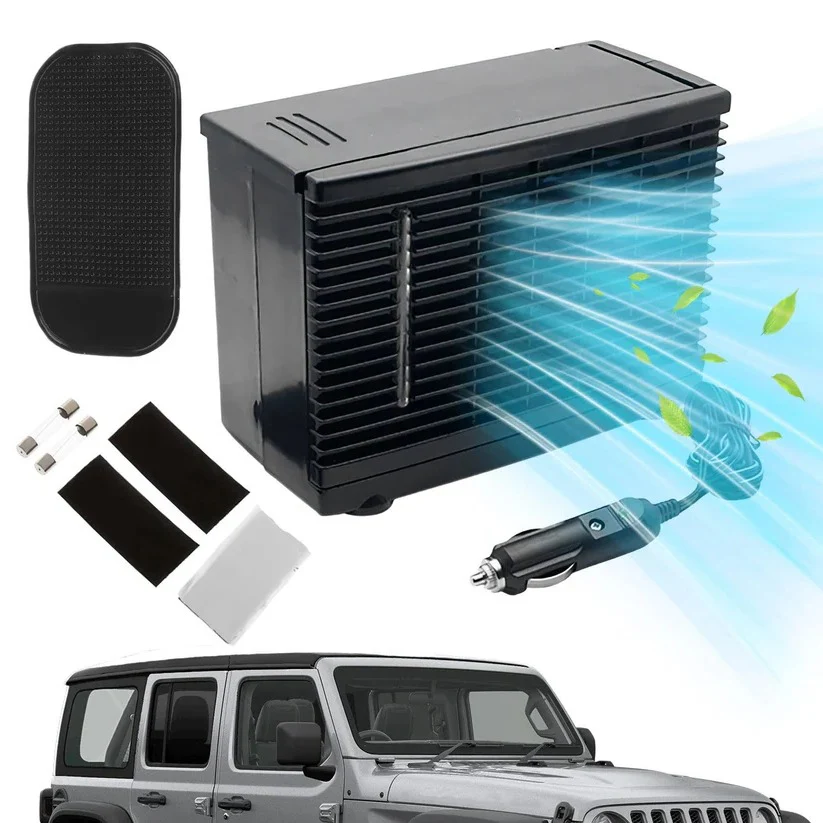 12V Portable Car Air Cooler with Cold Water Tank and Low Power Quiet Operation - Image 4