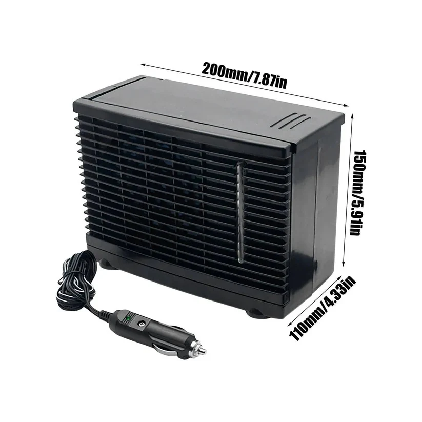 12V Portable Car Air Cooler with Cold Water Tank and Low Power Quiet Operation - Image 6