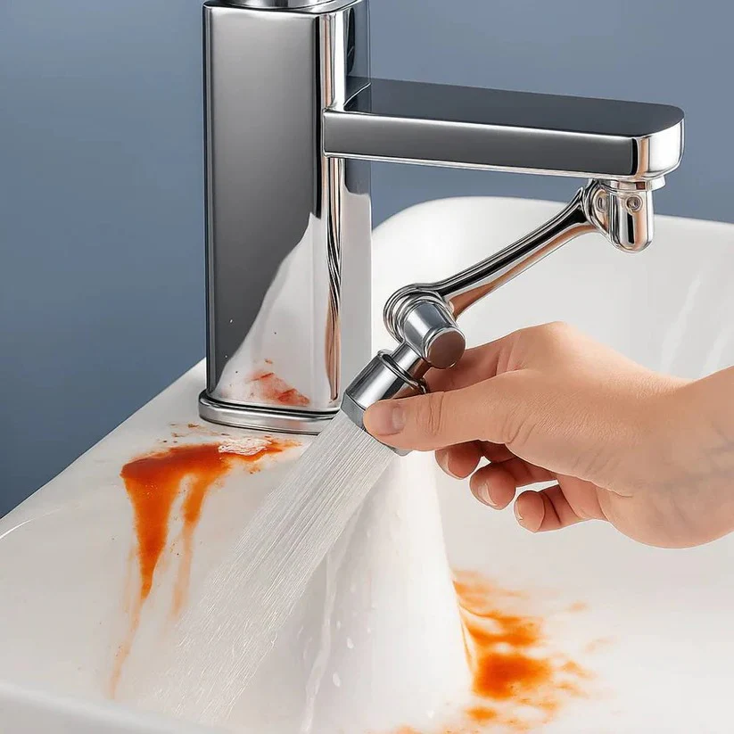 1440 Degree Rotating Faucet Aerator with Built-In Water Saving Filter