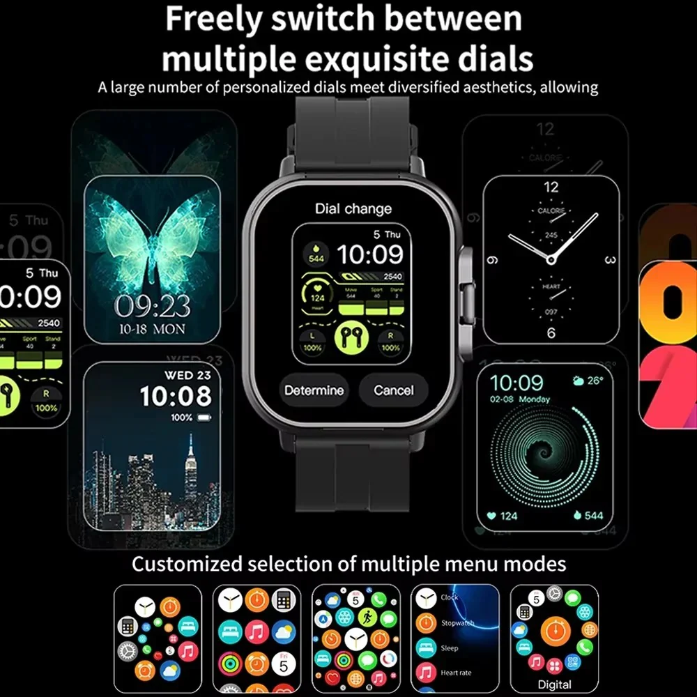 Smartwatch with Built In TWS Earbuds and 2 Inch Display - Image 5