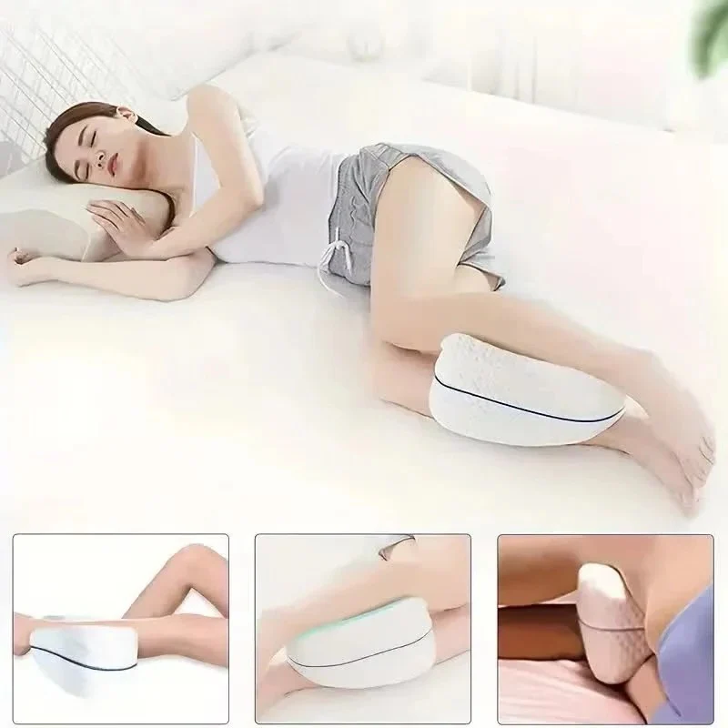Leg Contour Pillow Cover Set, 2 Pack with Zipper Closure - Image 2