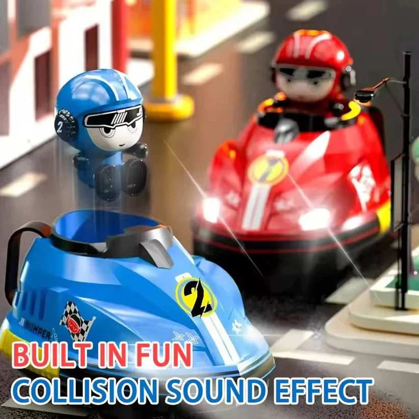 Remote Control Bumper Car Set with Eject Feature, 2 Pack for Kids - Image 4