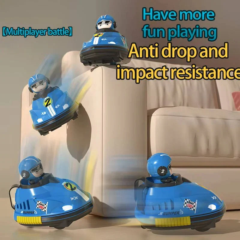 Remote Control Bumper Car Set with Eject Feature, 2 Pack for Kids - Image 6