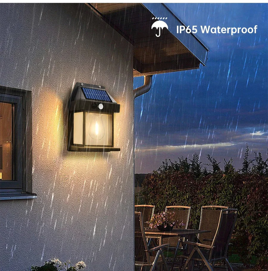 Solar Wall Lamp Outdoor, Set of 2 - Image 5