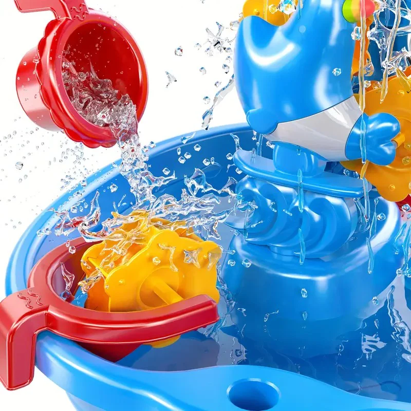 3 in 1 Outdoor Sand and Water Table for Kids - Image 5