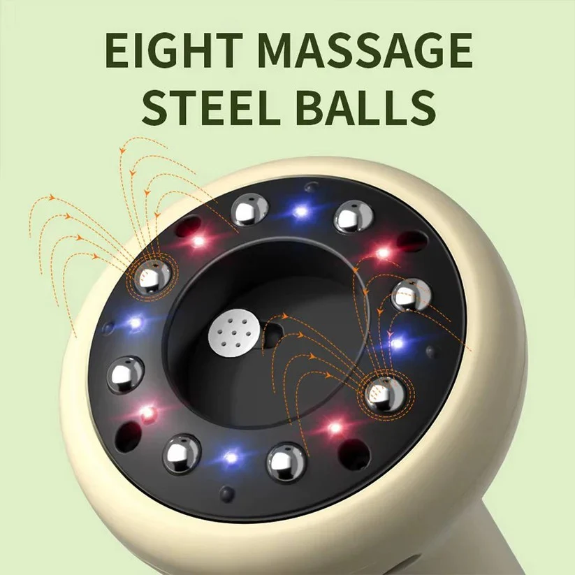 Electric Vacuum Cupping Massage Device with Heat and LED Display - Image 8