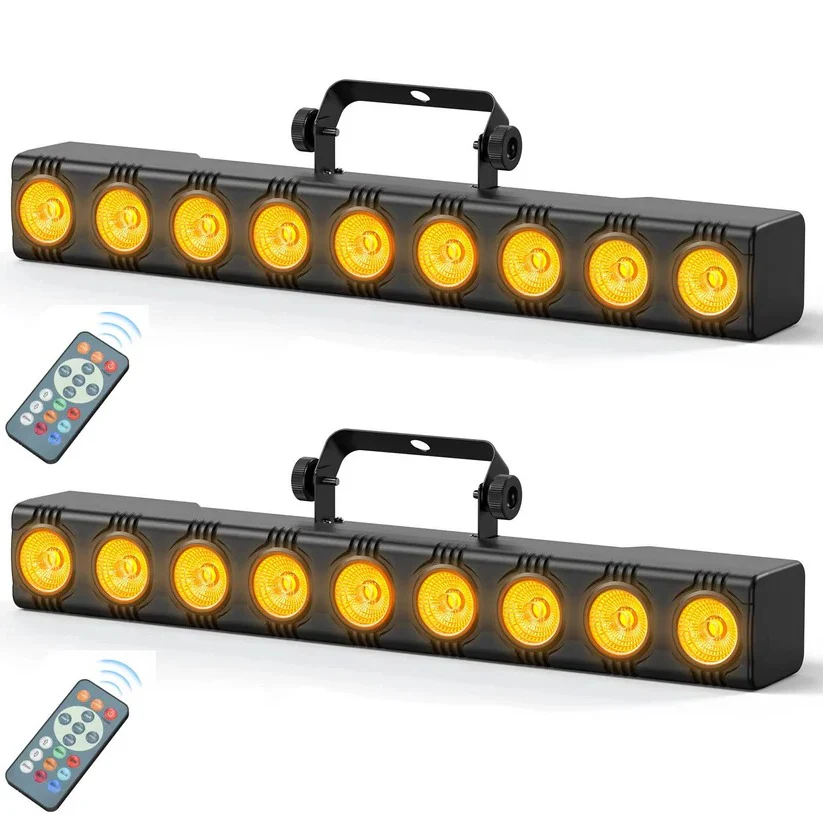 36W RGBW LED Wash Light Bar, DMX DJ Stage Uplight with Remote for Parties - Image 2