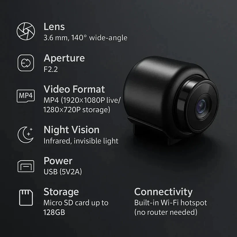 5G Mini Security Camera with Network Connectivity - Image 9