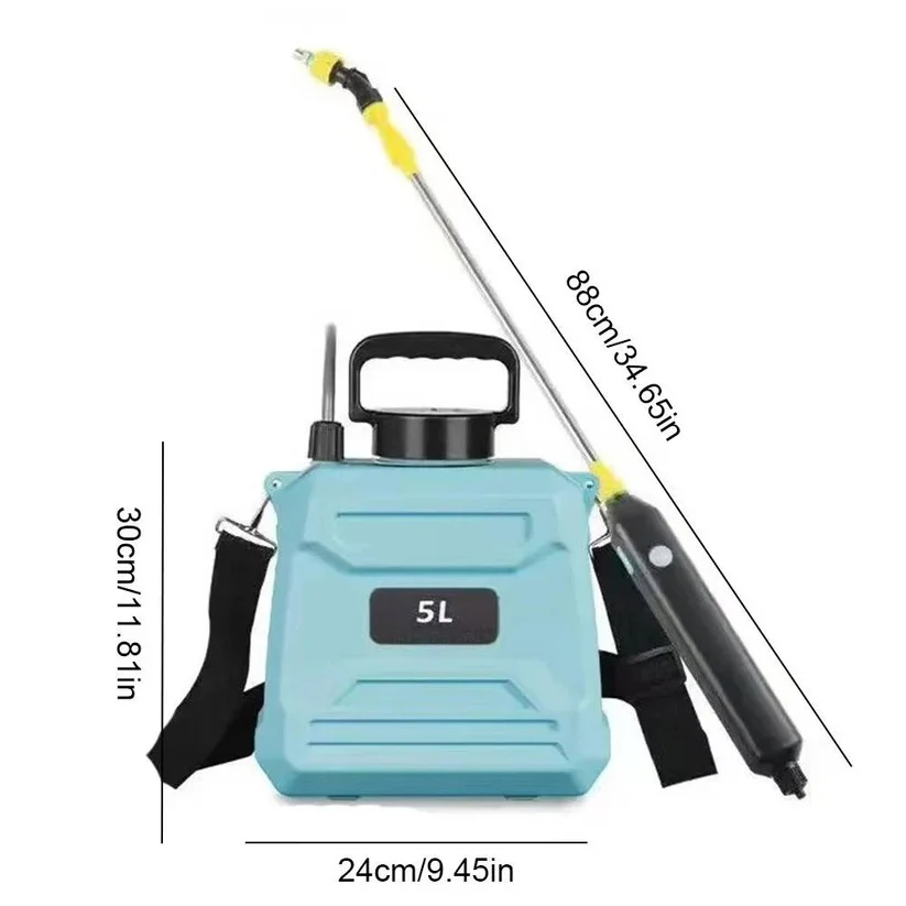 5L Battery Powered Backpack Garden Sprayer with Adjustable Nozzles - Image 10