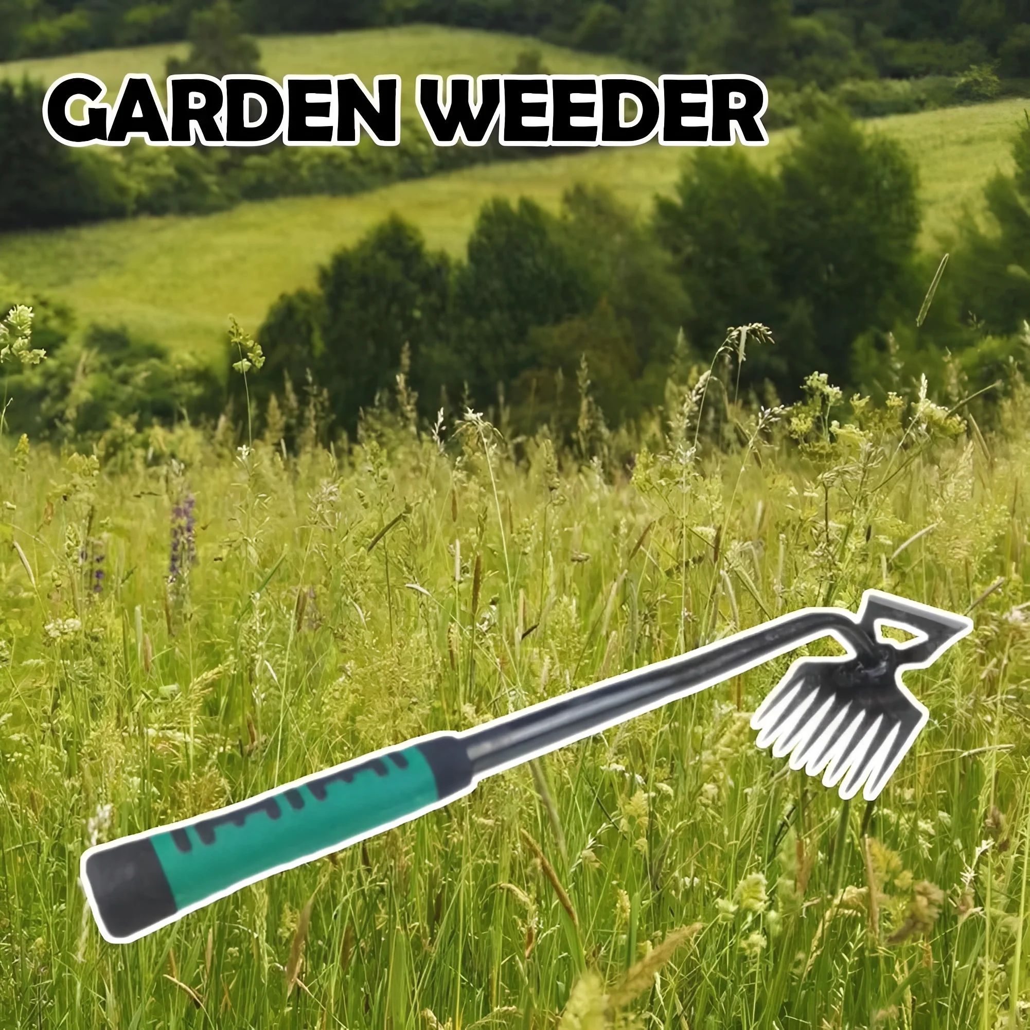 8 Tooth Hand Hoe for Garden and Light Farming Use - Image 3
