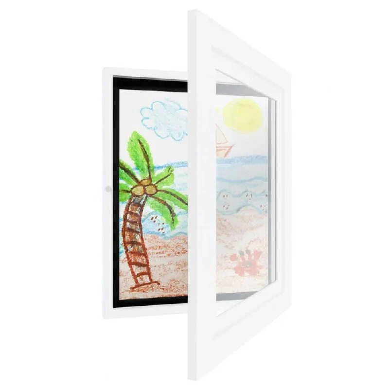 A4 Kids Artwork Display Frame with Storage for up to 150 Drawings - Image 2