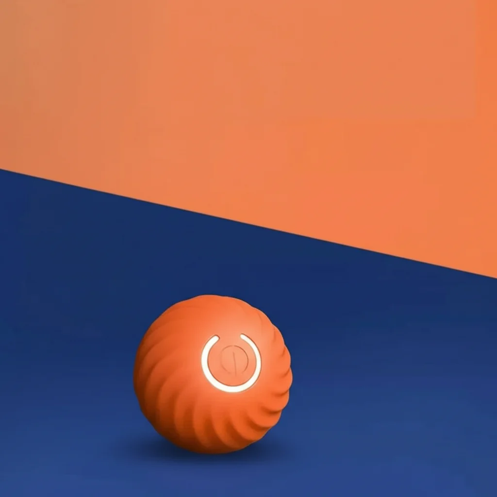 Motion Activated Rolling Ball Moving Toy for Pets - Image 2