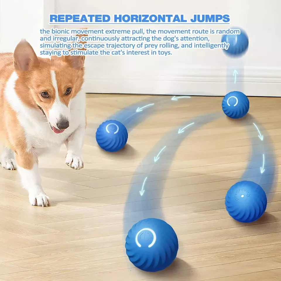 Motion Activated Rolling Ball Moving Toy for Pets - Image 3