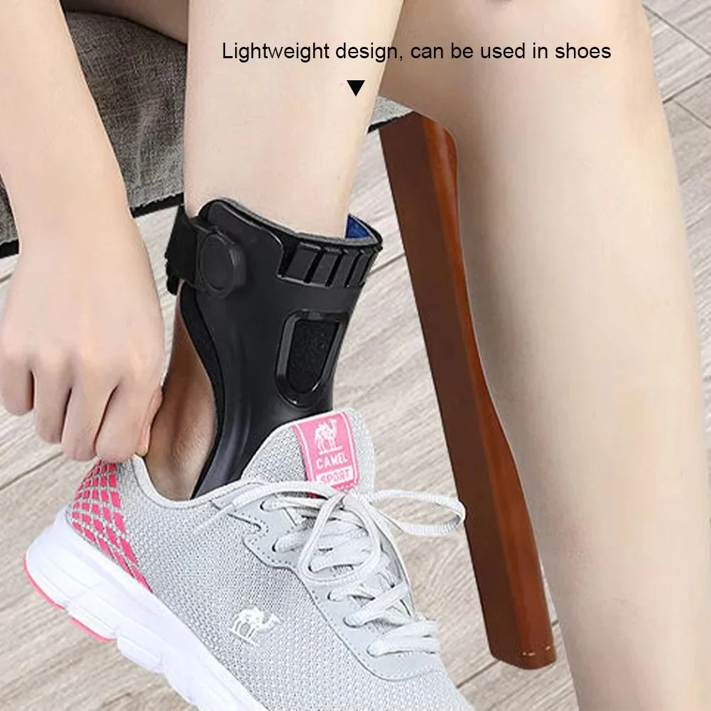 Adjustable Drop Foot Support Brace with Breathable Lining and Toe Lift - Image 4