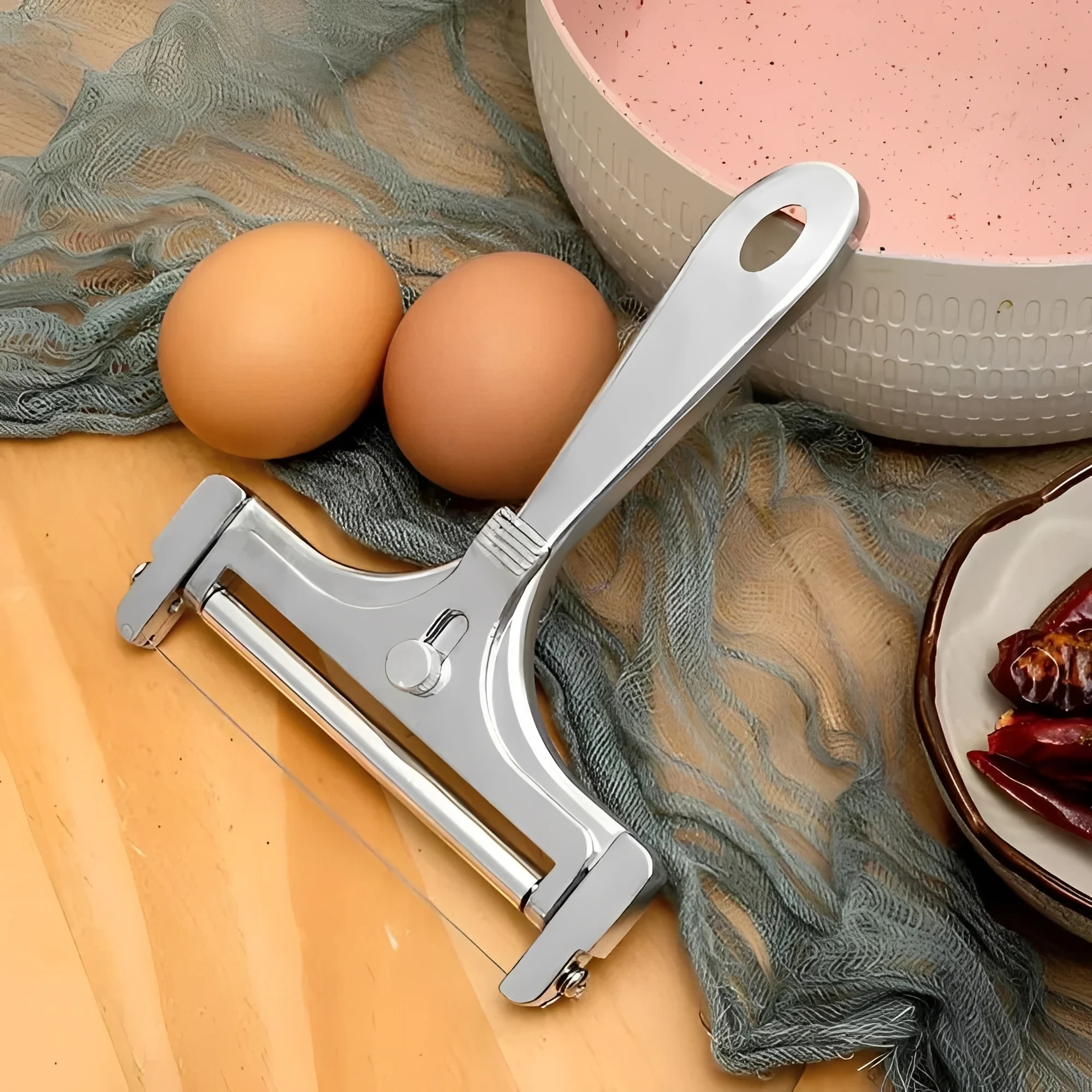 Stainless Steel Butter and Cheese Tool Set - Image 4