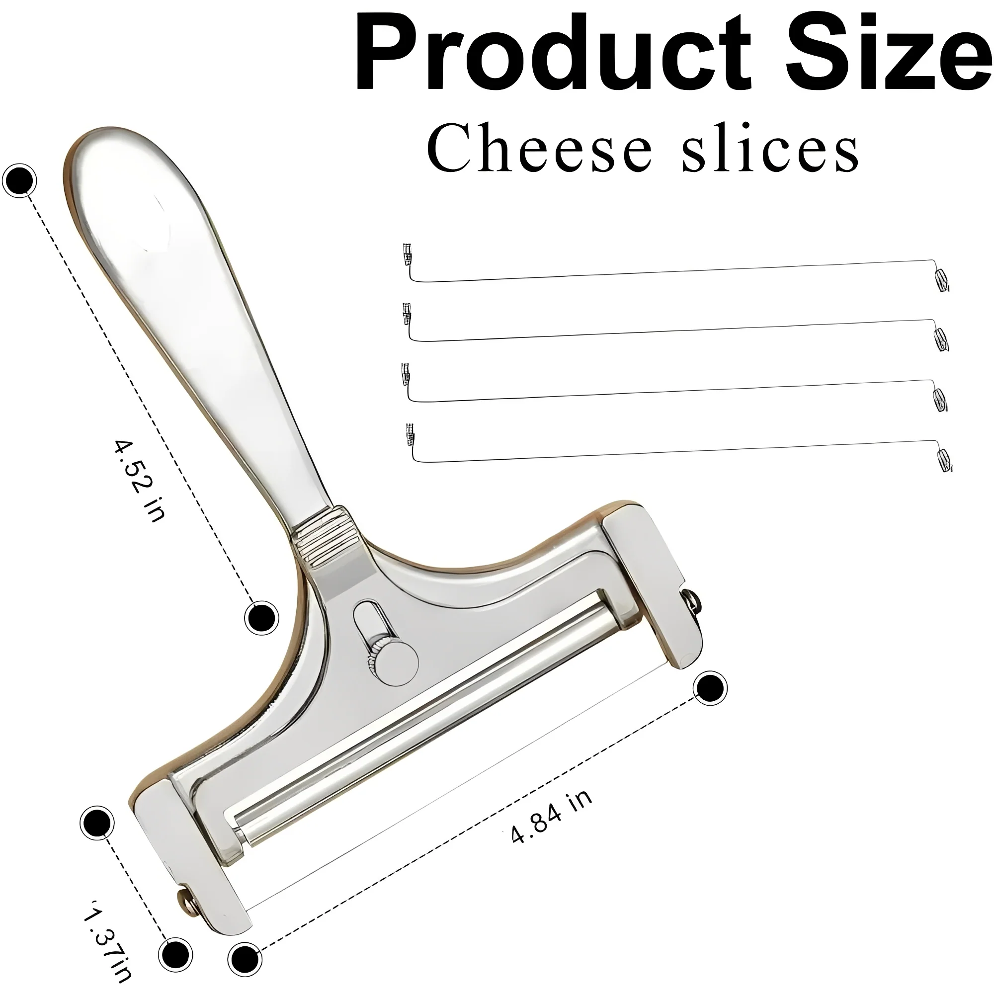 Stainless Steel Butter and Cheese Tool Set - Image 7