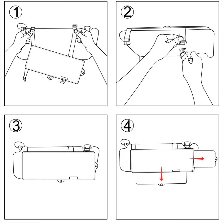 Adjustable Sun Visor Extender for Car Windshield - Image 7