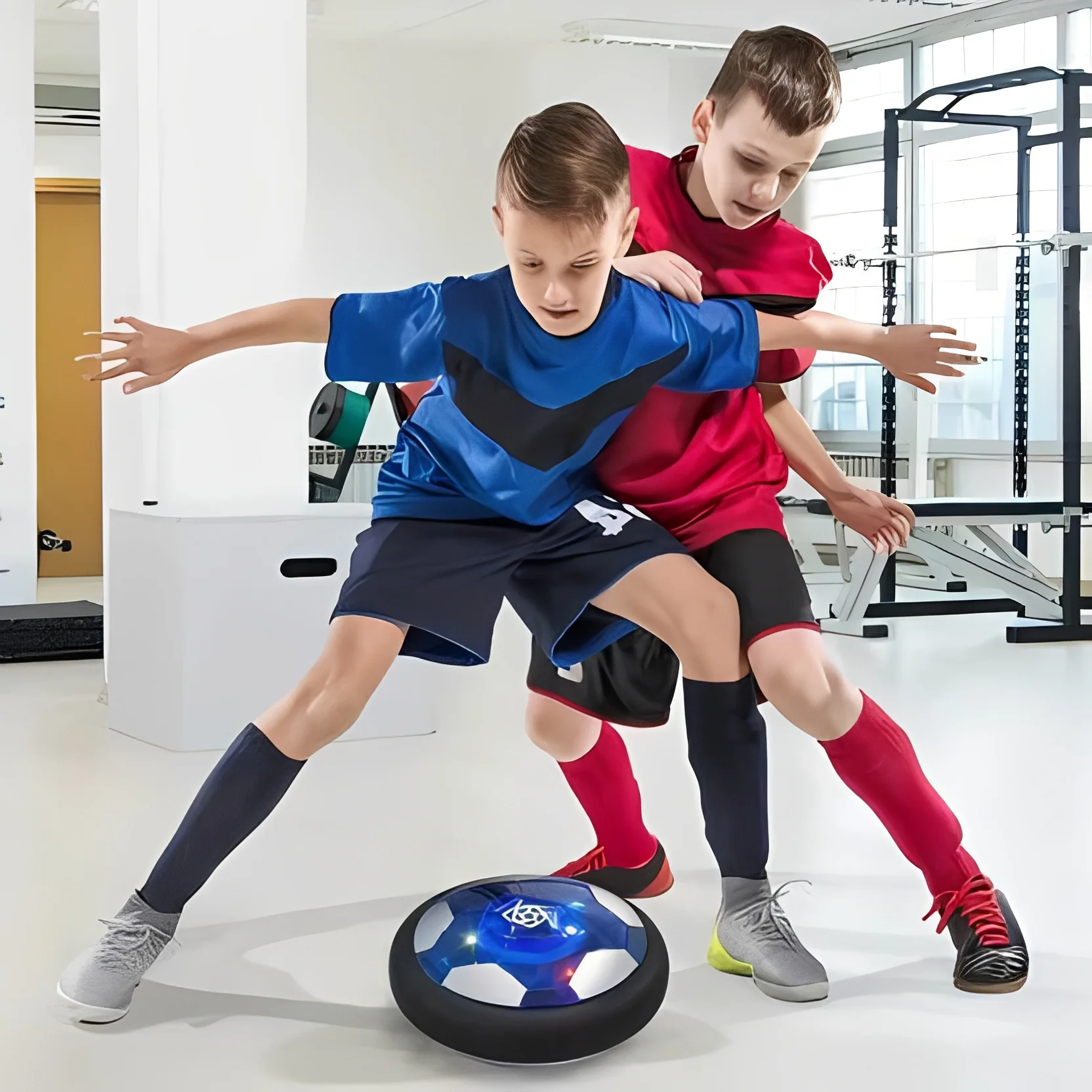 Air Hover Soccer Ball with LED Lights for Indoor Play - Image 3