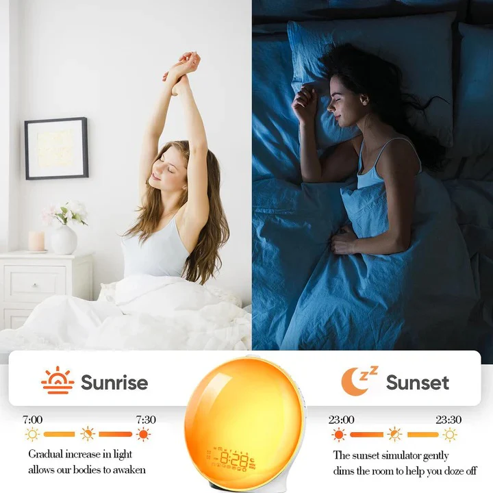 Alarm Clock with Adjustable Light and Sound Options - Image 6