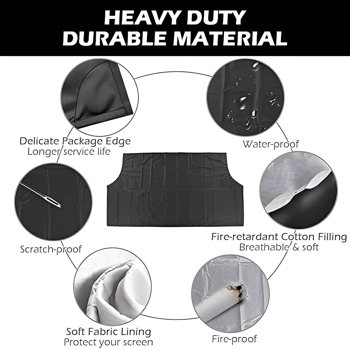 Magnetic Windshield Cover with Storage Pouch - Image 5