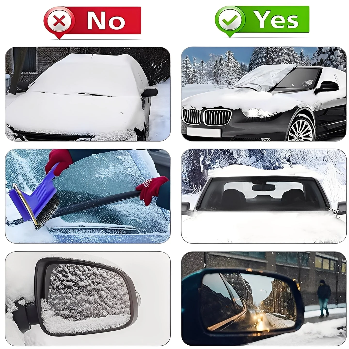 Magnetic Windshield Cover with Storage Pouch - Image 6