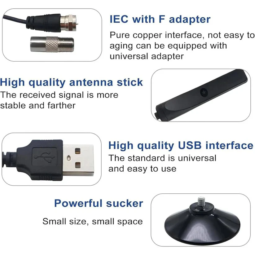 Amplified Indoor Digital TV Antenna for Local Channel Reception - Image 5