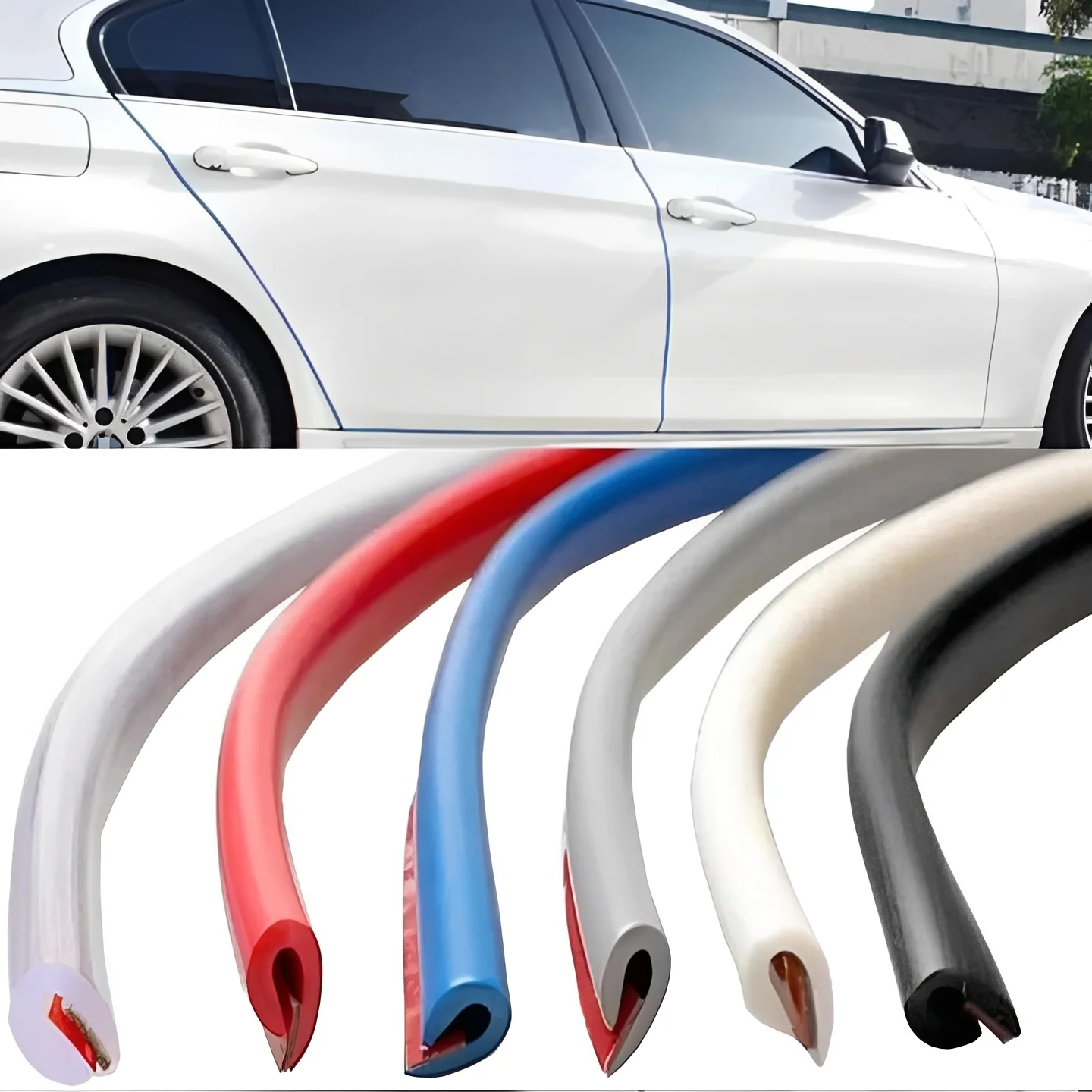 Flexible Car Door Edge Trim Strip for for Cars - Image 9