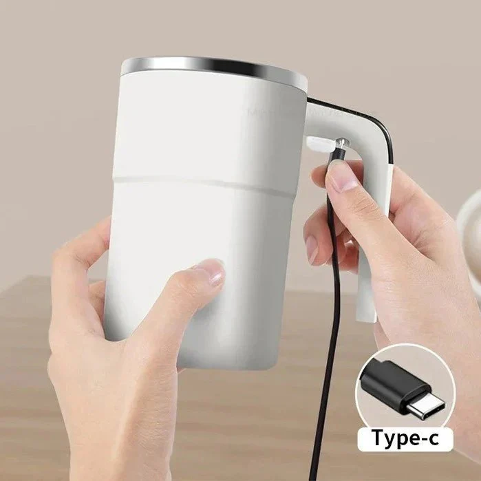 Rechargeable Self-Stirring Mug, Automatic Mixing Cup with LED Display - Image 6