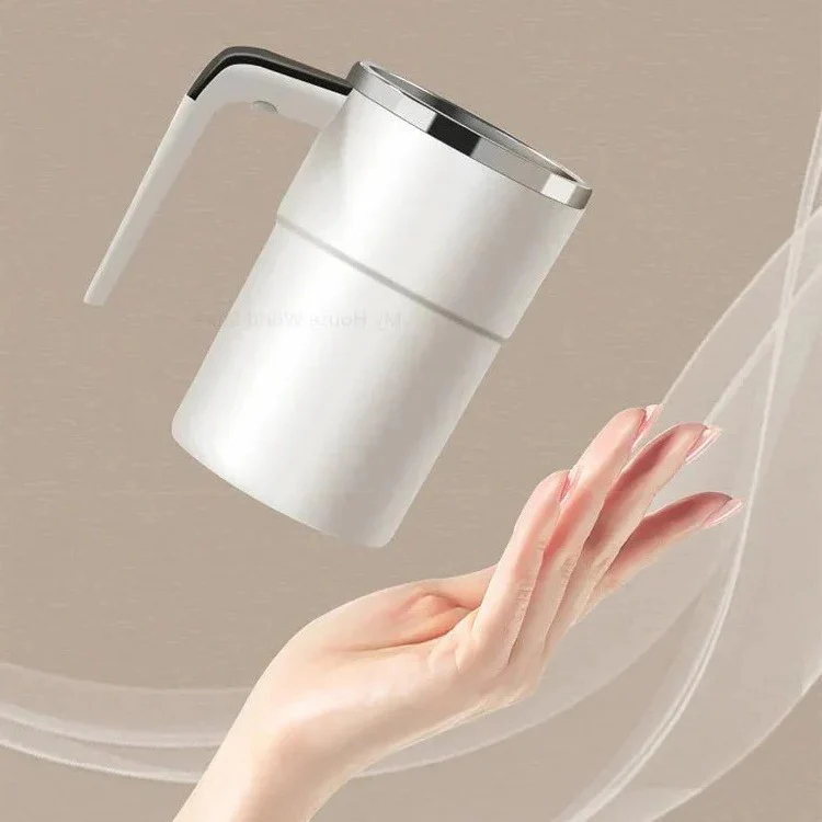 Rechargeable Self-Stirring Mug, Automatic Mixing Cup with LED Display - Image 7