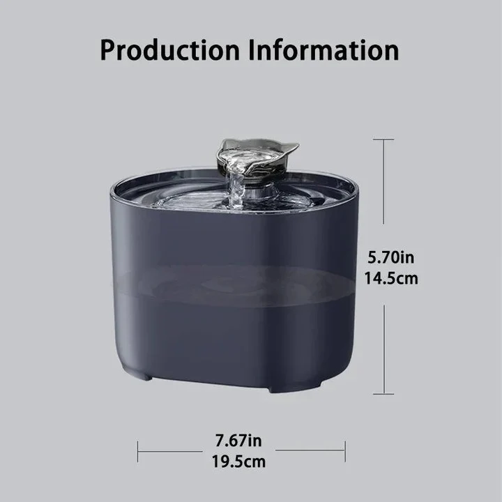 Automatic Cat Water Fountain with Filtration System - Image 11