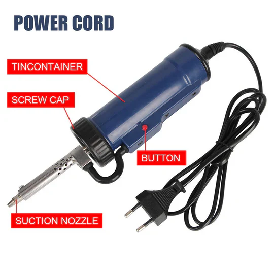 Electric Desoldering Device with Trigger Control and 3 Nozzles - Image 4