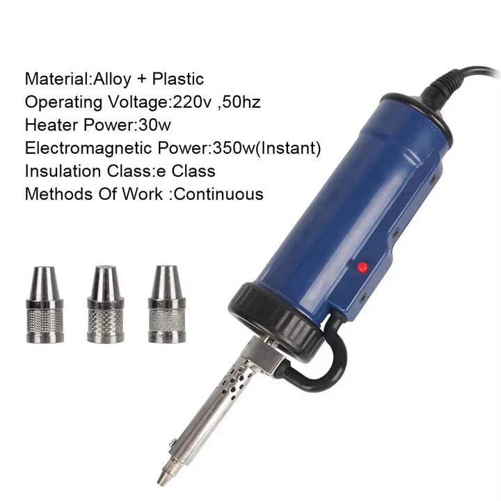 Electric Desoldering Device with Trigger Control and 3 Nozzles - Image 6