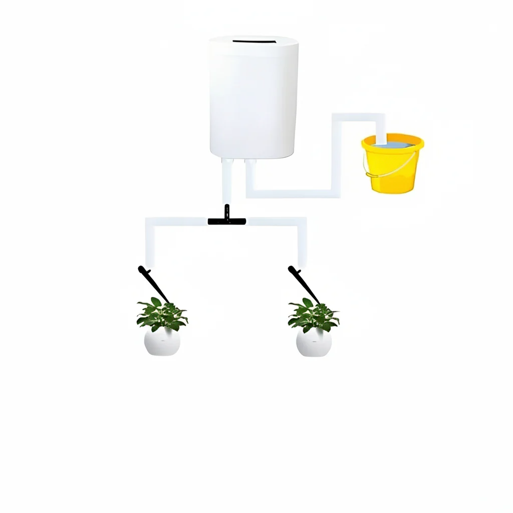 Plant Watering Pump Timer with LCD Display and USB Charging