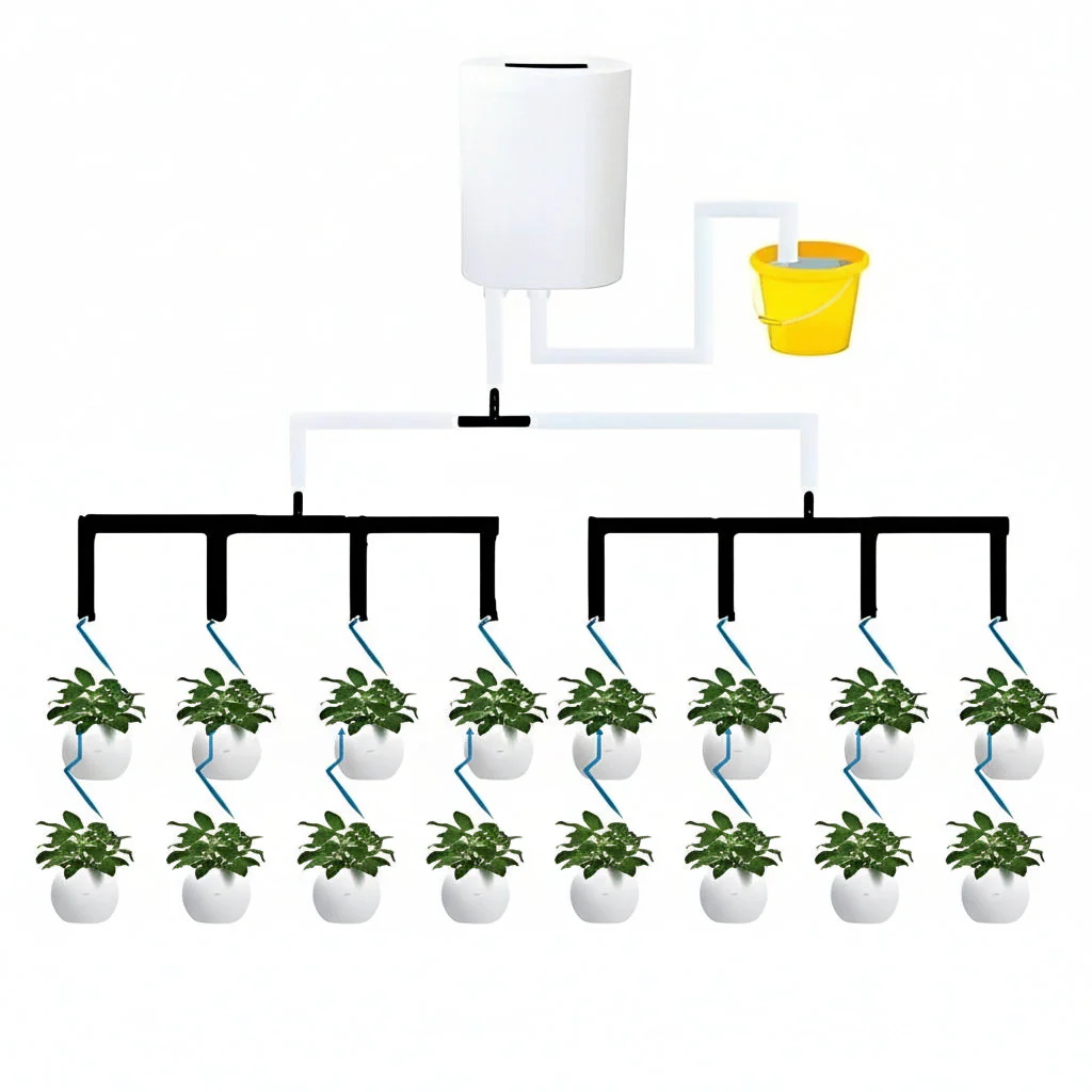 Plant Watering Pump Timer with LCD Display and USB Charging - Image 3