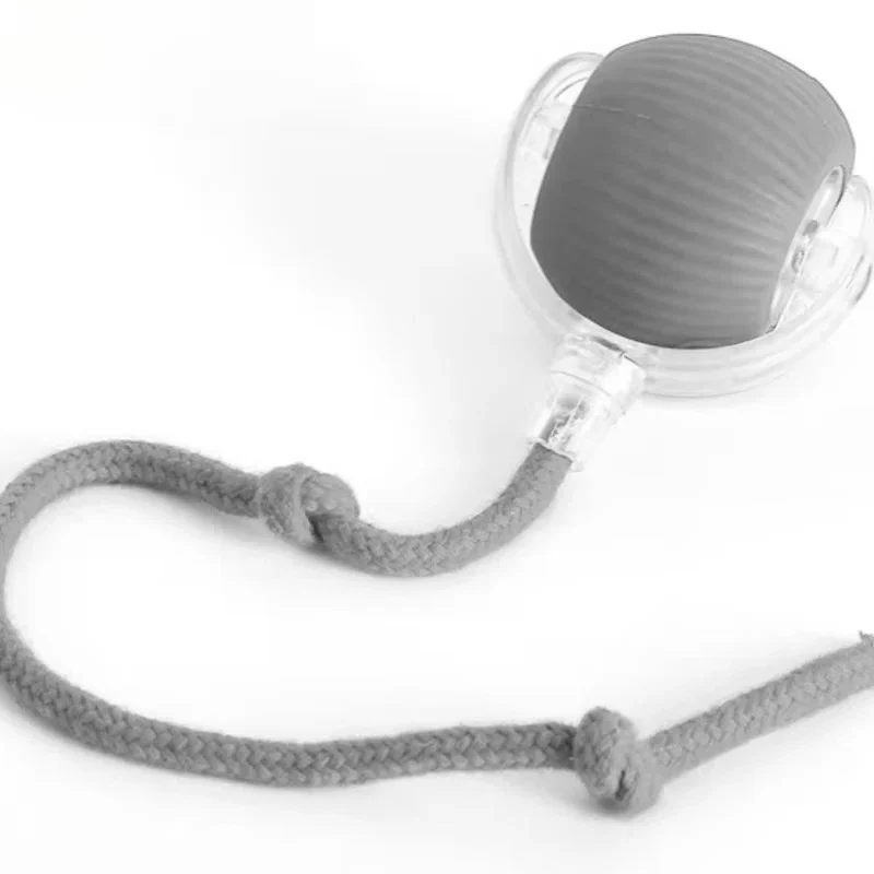 Motorized Rolling Cat Toy with Fiber Tail Design - Image 3