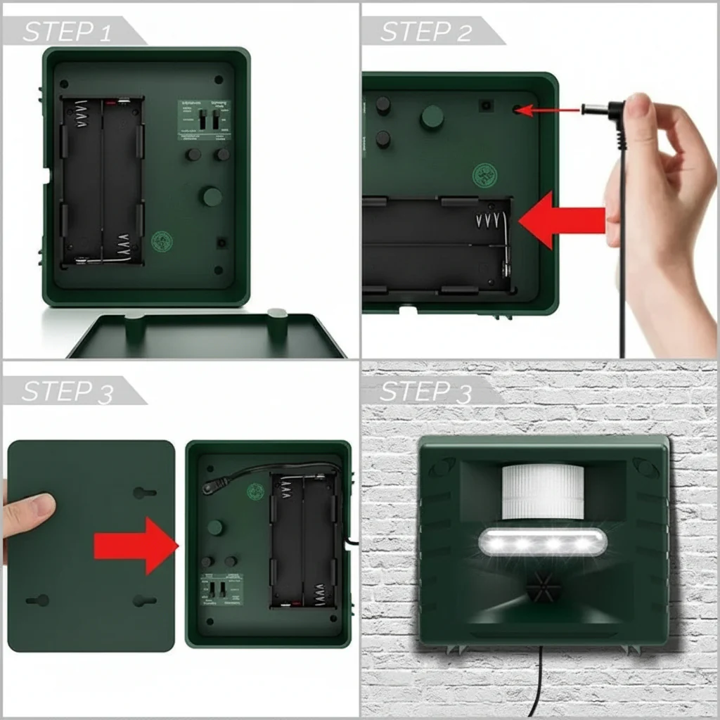 Ultrasonic Pest Control Device for Birds and Woodpeckers - Image 7
