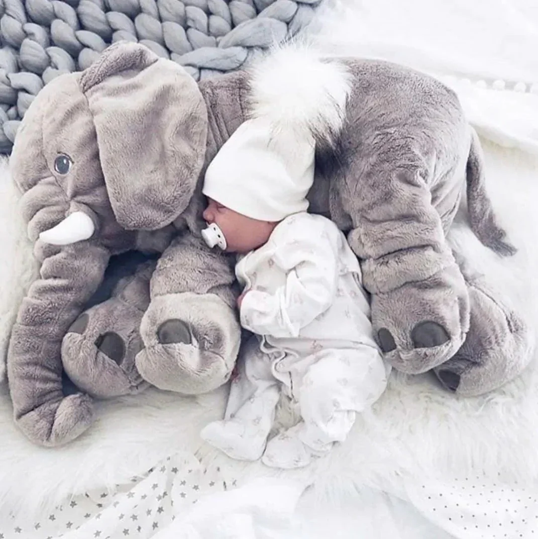 Baby Elephant Cuddle Pillow - Image 6