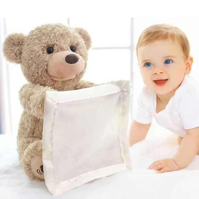 Peek A Boo Teddy Bear Plush Toy - Image 2