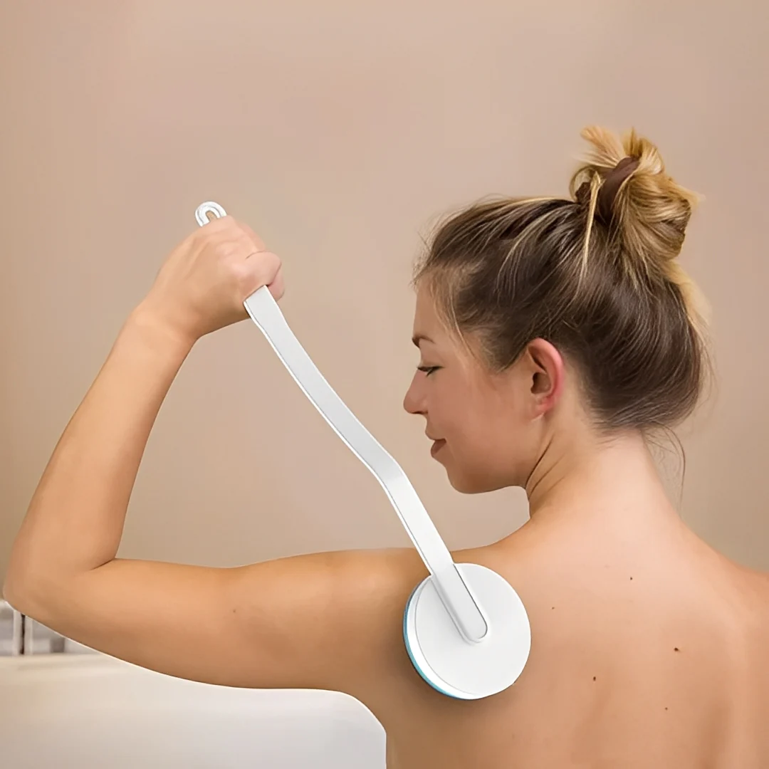 Back Lotion Applicator with Adjustable Handle and Roll On Roller Head - Image 3