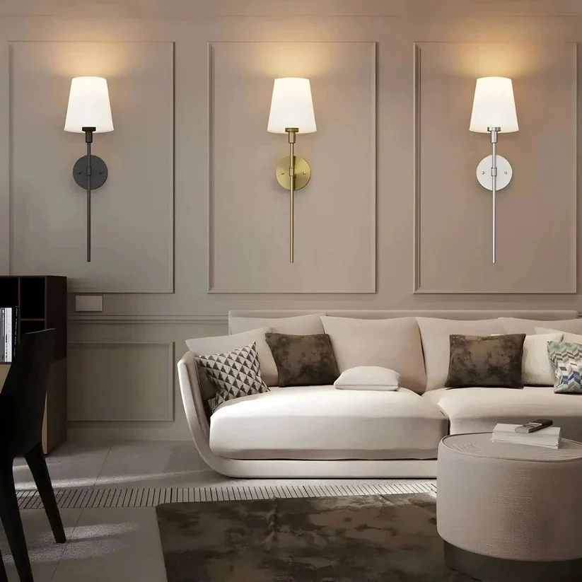 Battery Powered Wall Sconce with Cordless Mounting Design, Set of 2 - Image 6
