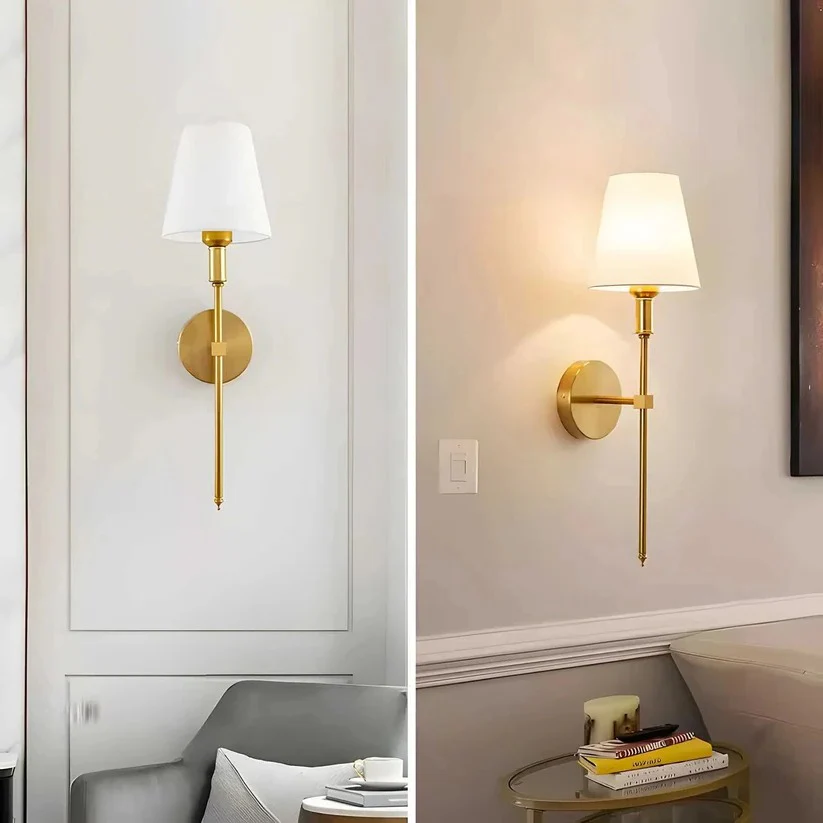 Battery Powered Wall Sconce with Cordless Mounting Design, Set of 2 - Image 7