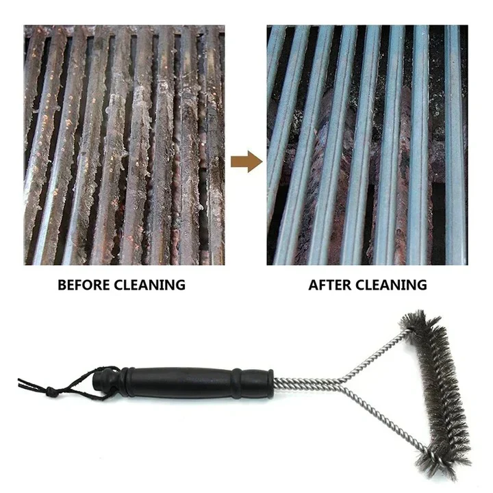 BBQ Grill Cleaning Brush with Stainless Steel Bristles - Image 4