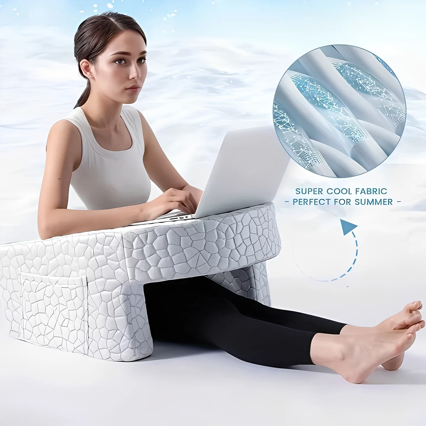 Reading Pillow with Memory Foam and Washable Cover - Image 4