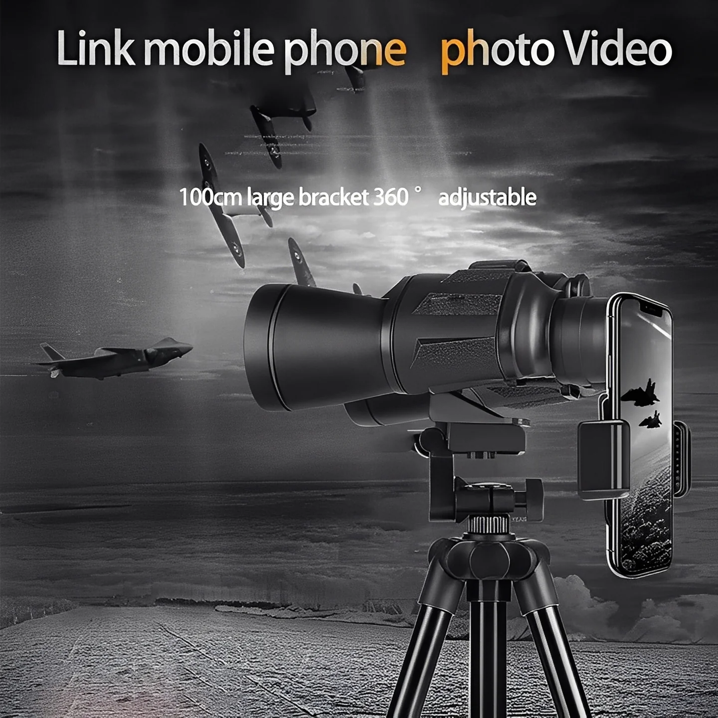 Binoculars with Adjustable Focus and Smartphone Adapter - Image 12